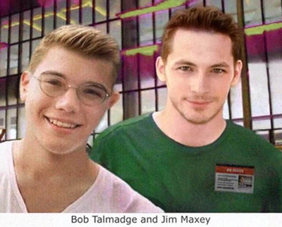 Robert Talmadge and Jim Maxey meet each other